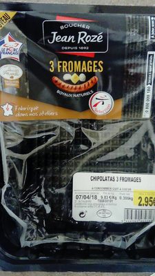 Saucisses 3 Fromages