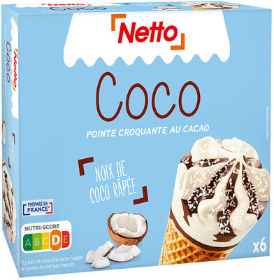 Cône coco (G) noix de coco râpée x6 - 120mL