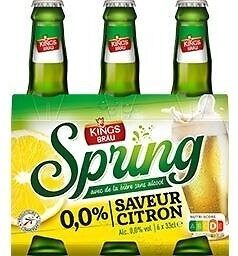 Spring Bière sans alcool au citron 6x33cl 0.0%