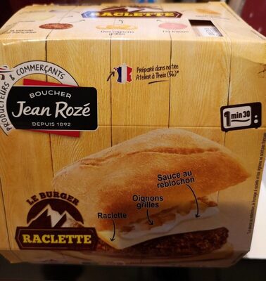 Le burger raclette