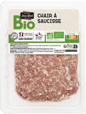 Chair à Saucisse Biologiques 350g