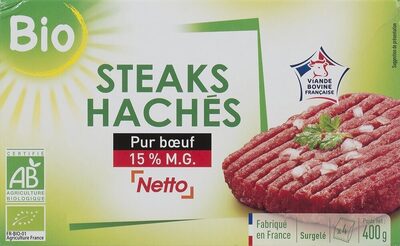 STEAK HACHE 15% Bio 400G