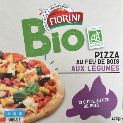 Pizza au feu de bois aux legumes