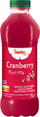 Boisson Cranberry NETTO 1L