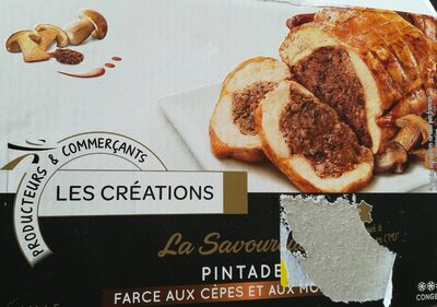 Pintade farce aux cèpes et aux morilles