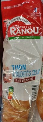 Sandwich Thon crudités oeuf