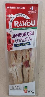 Pain suédois jambon cru emmental