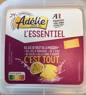 Sorbet passion ananas