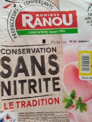 Le tradition - Jambon cuit supérieur