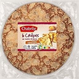 Petites crepes sucrees vanillees x6 240g