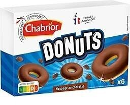 Donut nappage au chocolat au lait X6 ADO - 180g