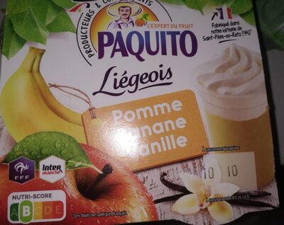 Liégeois pommes banane