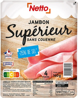 Jambon sup dd tsr 4t 160g