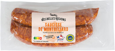 SAUCISSE DE MONTBELIARD CUITE IGP x2 250g