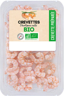 Crevettes decortiquees cuites bio 100g
