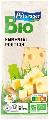 Emmental portion lp biologique 250g