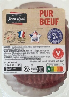 Steak haché 5%
