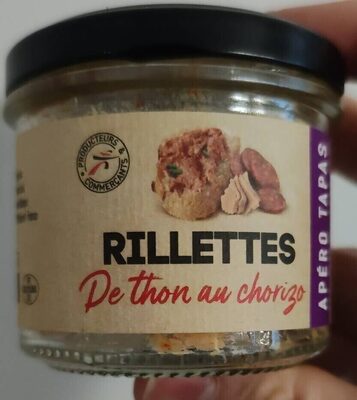 Rillettes de thon au chorizo