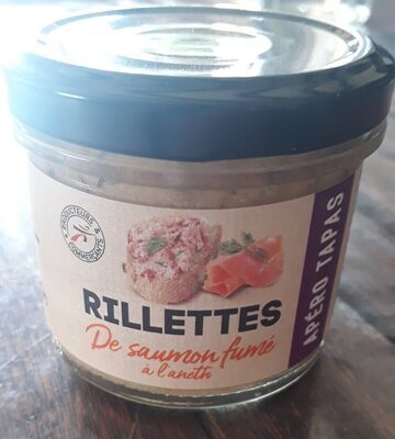 Rillette de saumon fumé à l'aneth