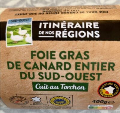 Festif 2025 - foie gras de canard entier igp sud ouest - torchon - 400g