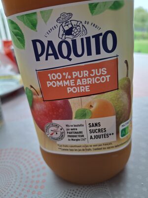 100% pur jus pomme abricot poire