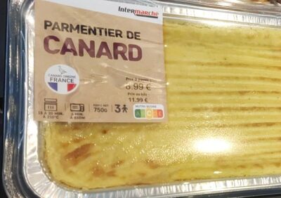 Parmentier de canard