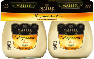 Maille Mayonnaise Fine qualité traiteur au rayon frais 2 x 125g