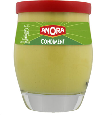 Amora Moutarde Condiment Verre de Table 240g