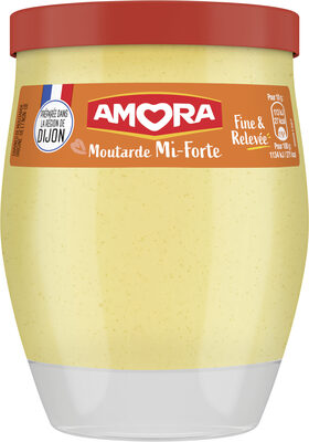 Amora Moutarde Mi-Forte Verre de Table 230g