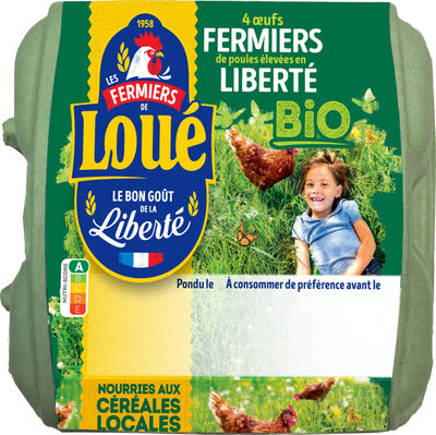4 oeufs fermiers bio de
