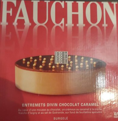 Entremets divin chocolat caramel
