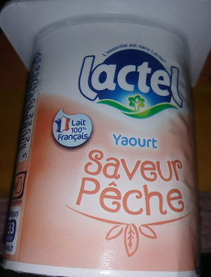Yaourt saveur pêche