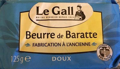 Beurre de baratte doux