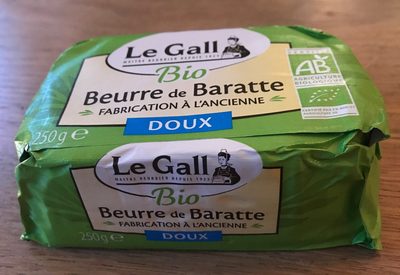 Beurre de baratte doux bio