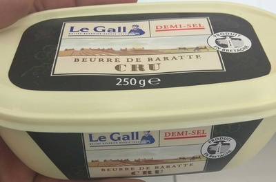 Beurre de baratte cru Demi-Sel