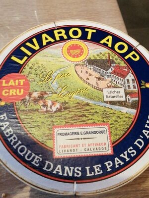 Livarot 45 % Aoc Laîches Naturelles Lait Cru