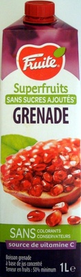 Superfruits Grenade sans sucres ajoutés