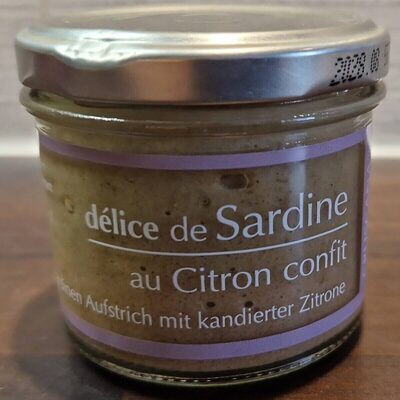 Délice de sardine au citron confit