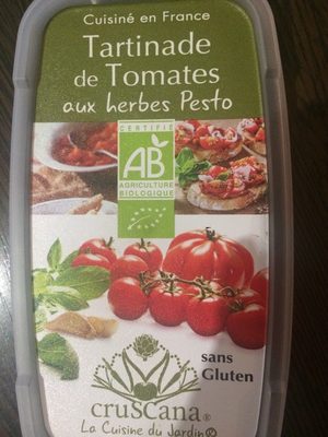 Tartinade de tomates aux herbes pesto