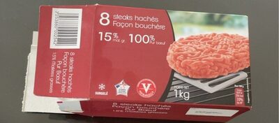 Steaks hachés Façon bouchère 15% MG