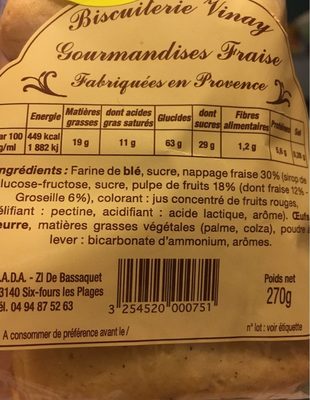 Gourmandises Fraises