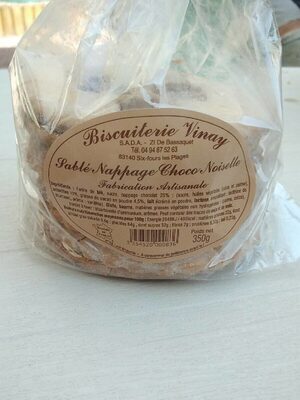 Sablé nappage choco noisette