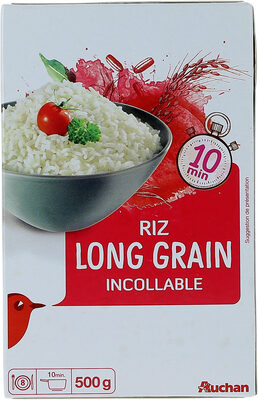 Riz long grain incollable