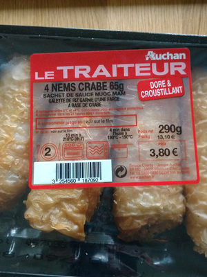 Nem au crabe 4x65g + sauce