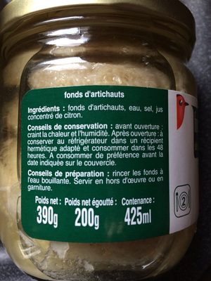 Fonds d'artichauts de Bretagne