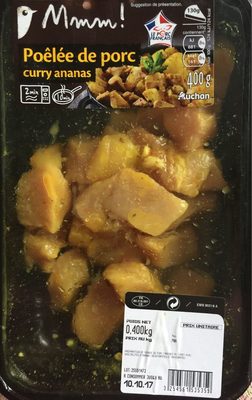 Poêlée de porc curry ananas