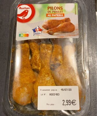 Pilons de poulet au paprika