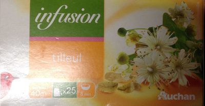 Auchan Infusion Tilleul Sachets x25 -