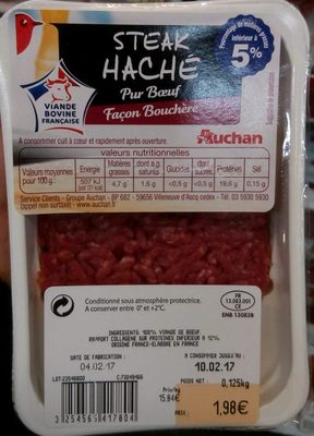 Steak haché pur boeuf façon bouchère