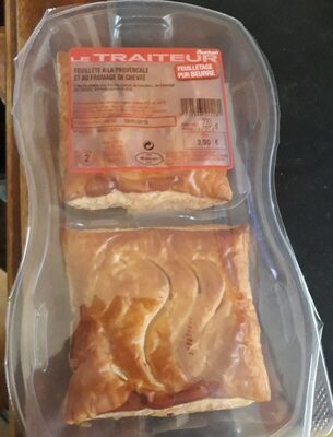 Feuilleté à la provençale et au fromage de chèvre